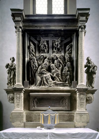 Altaarstuk met de Bewening van Christus, c.1526 door Tilman Riemenschneider